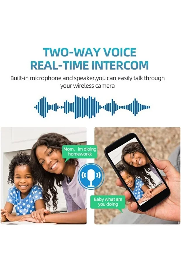 Gece Görüşlü 360 Derece Led Işık 1080p Wifi Kamera Kablosuz Panoramik Balıkgözü Ampul Kamera